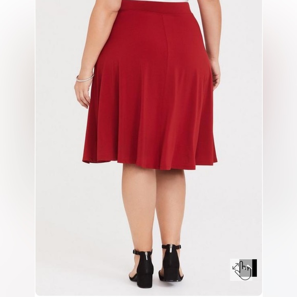 Faux Wrap “Studio Knit” Dance Inspired Skirt - Picture 2 of 6